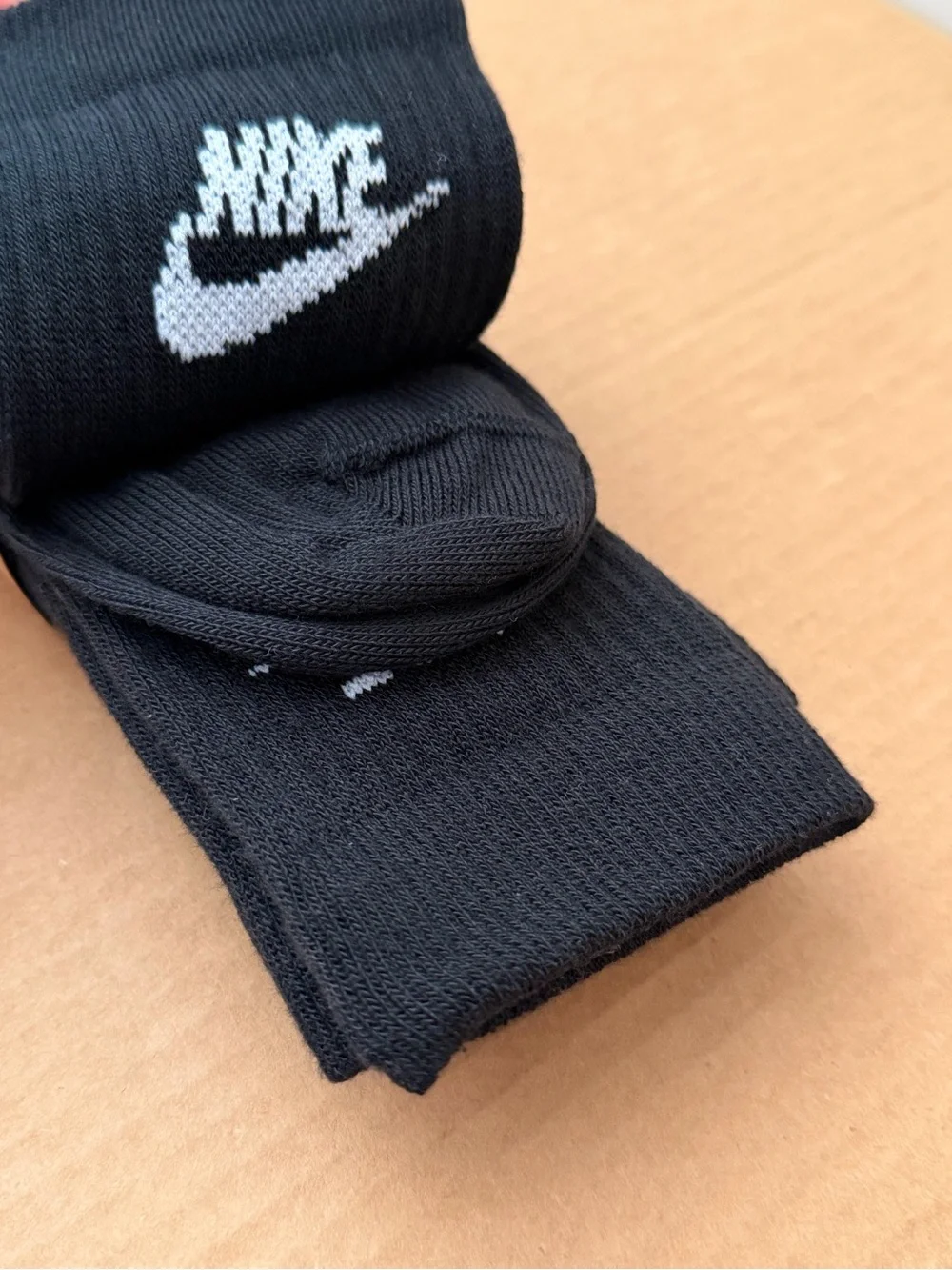 Nike Everyday Plus Dri-Fit Cushion Crew Socks 3 Pair- Medium | Black